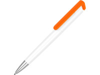 Ручка-подставка Кипер, белый/оранжевый