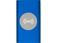 Беспроводное портативное зарядное устройство емкостью 4000 мАч Juice, синий