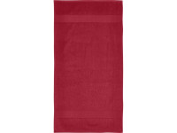 Хлопковое полотенце для ванной Charlotte 50x100 см с плотностью 450 г/м2, красный