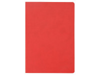 Блокнот Wispy линованный в мягкой обложке, красный